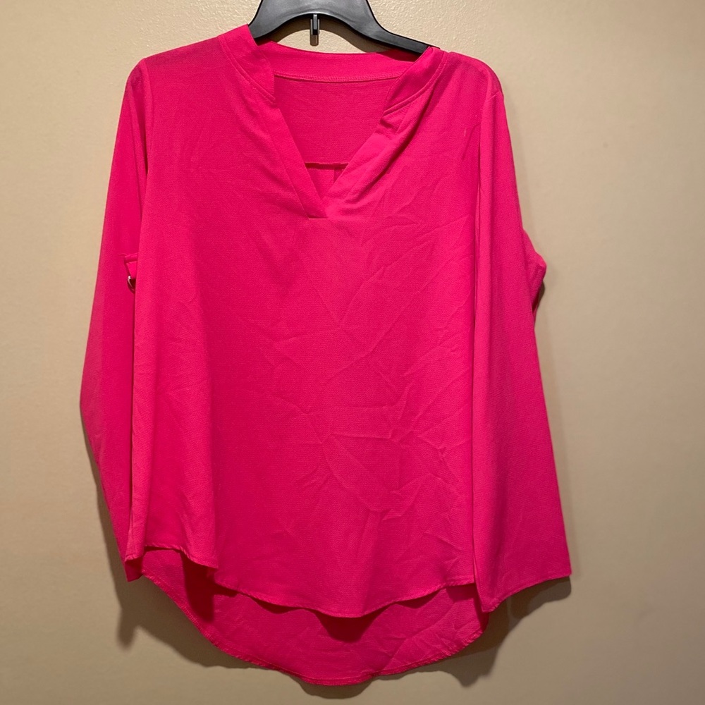 Hot Pink Blouse